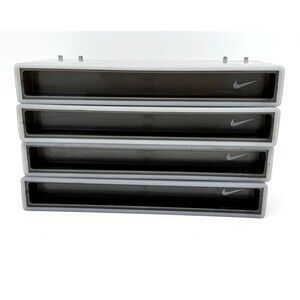 Nike Grey Slat Wall Shoe Displays - Lot Of 4 Y2K